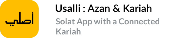 Solat App with Connected Kariah